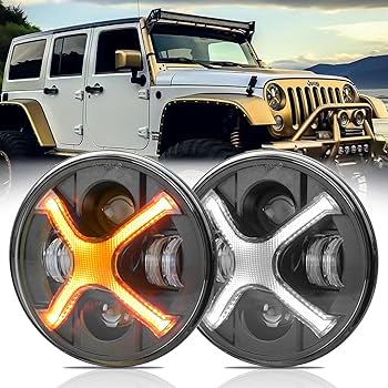 Amazon.co.jp: Motikvans ラングラー ヘッドライト 7インチ led